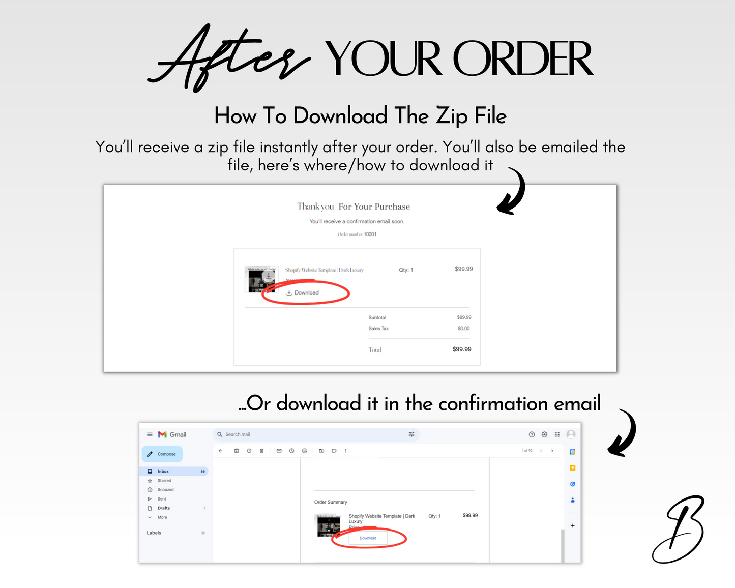 Shopify Website Template | Professional