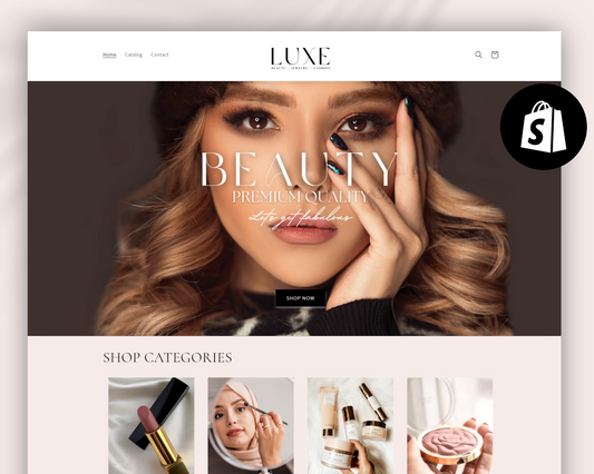 Shopify Website Template | Pink Polish