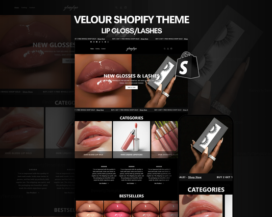 Shopify Website Template | Velour