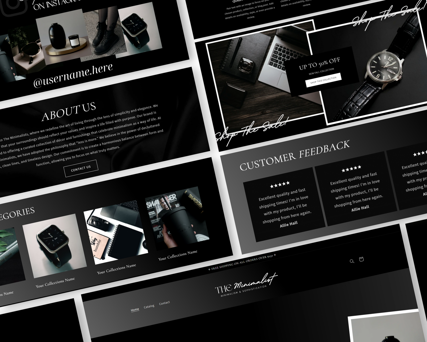 Shopify Website Template | Professional