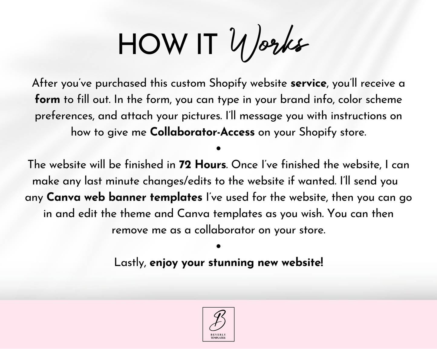 Custom Shopify Website