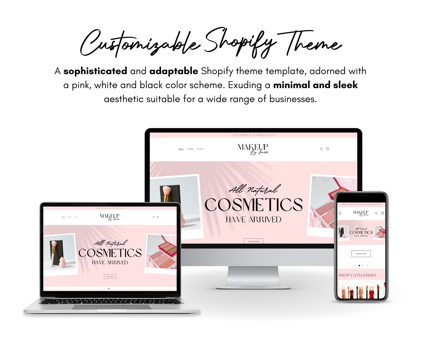 Shopify Website Template | ChicCosmetics