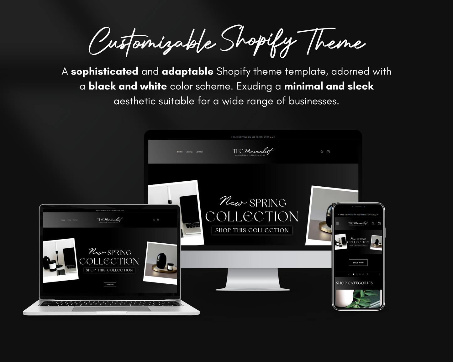 Shopify Website Template | Professional