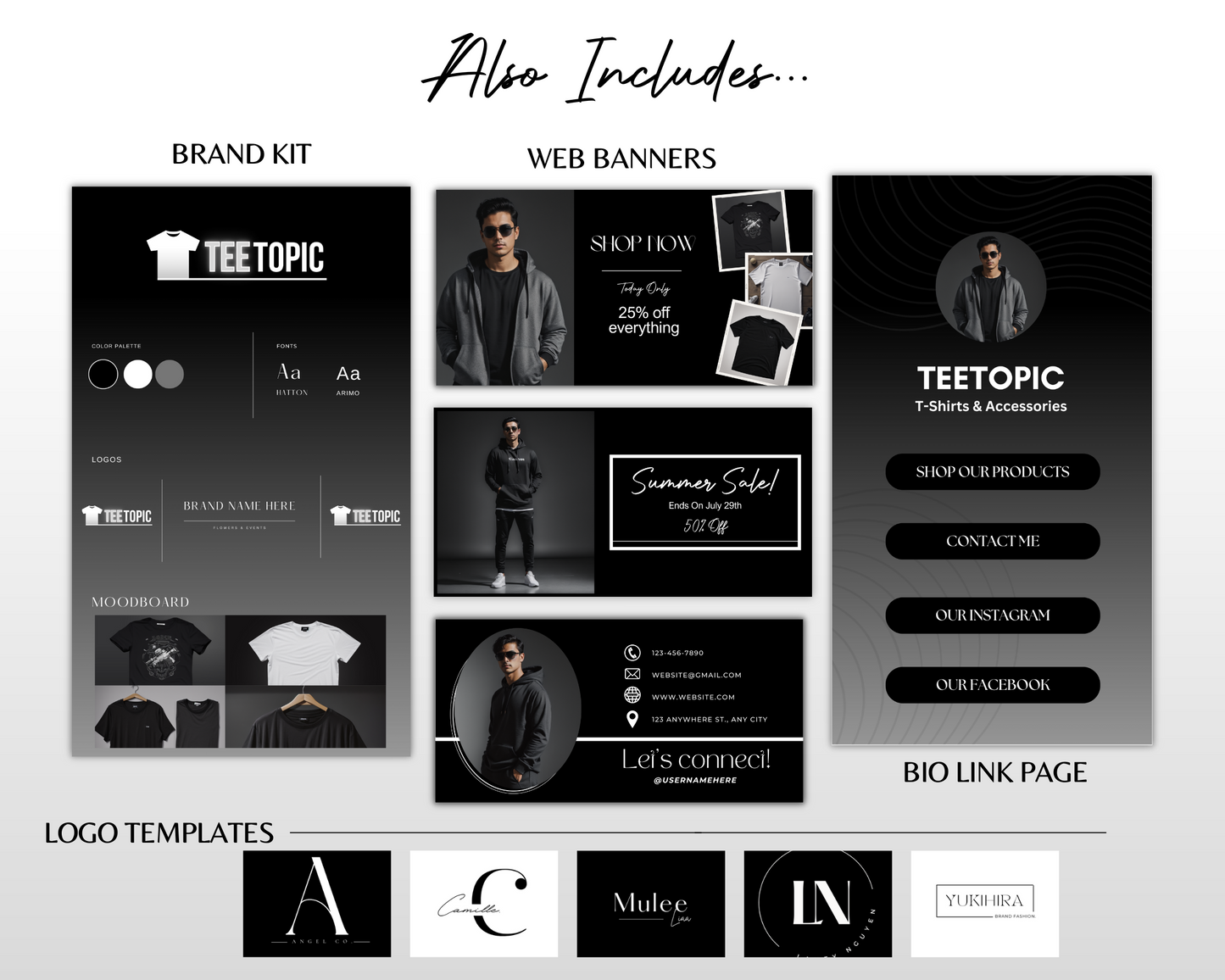 Shopify Website Template | Tee-Topic