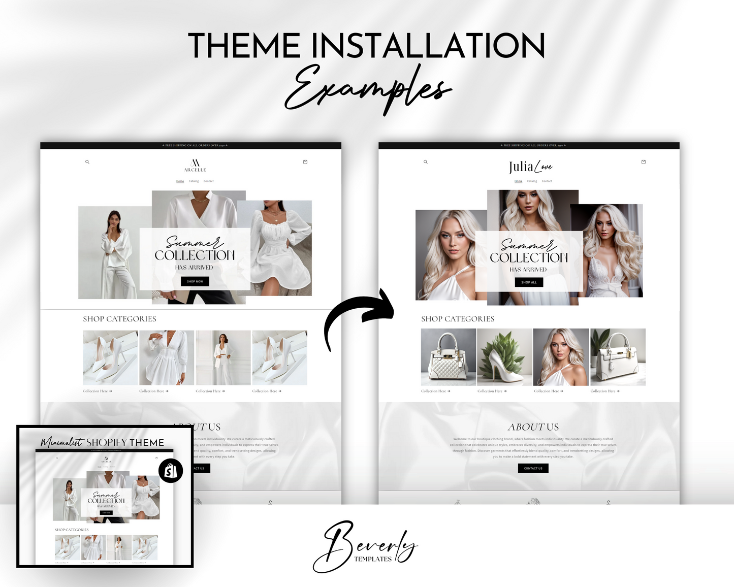 Shopify Theme Installation | Only For BeverlyTemplates Themes