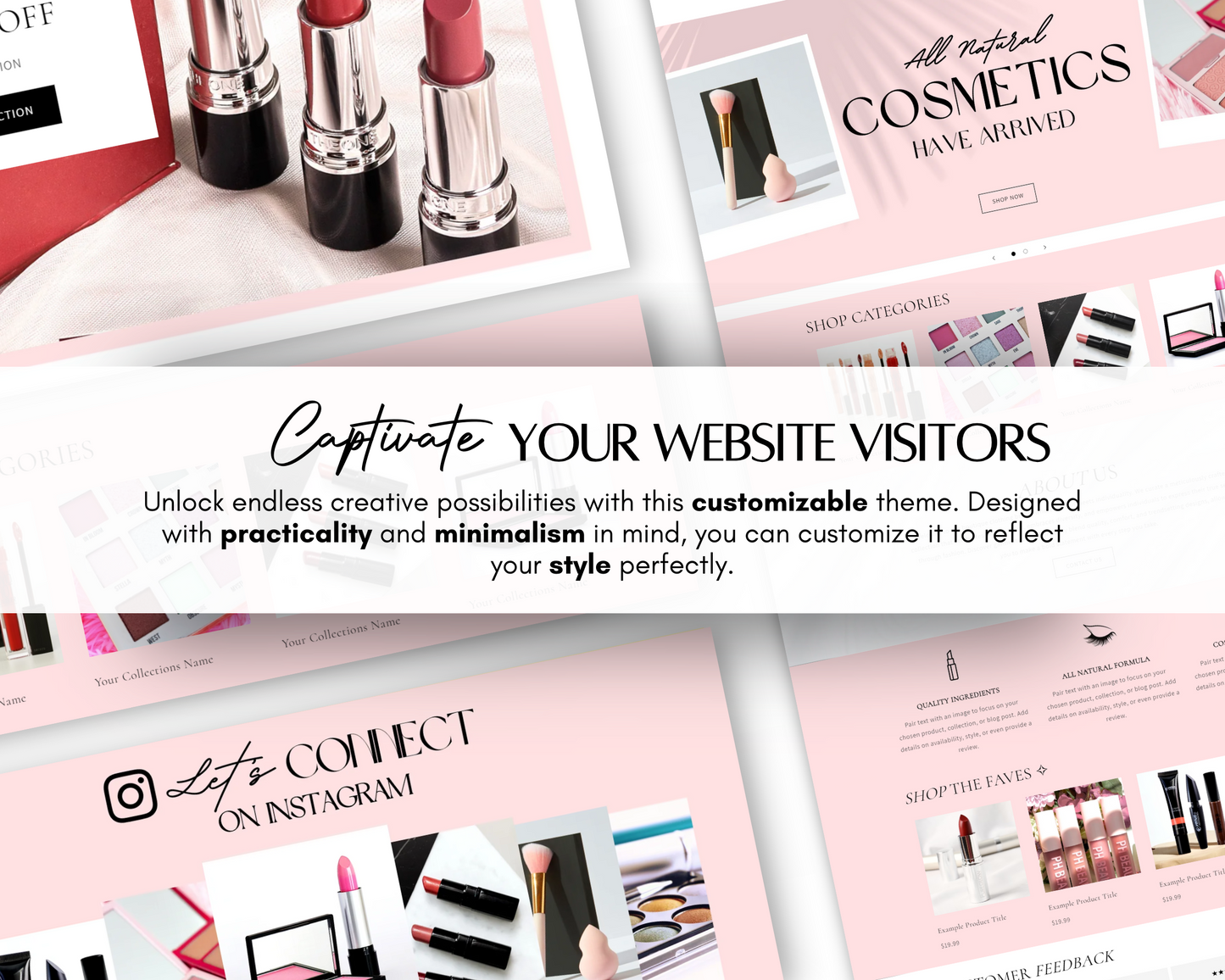 Shopify Website Template | ChicCosmetics
