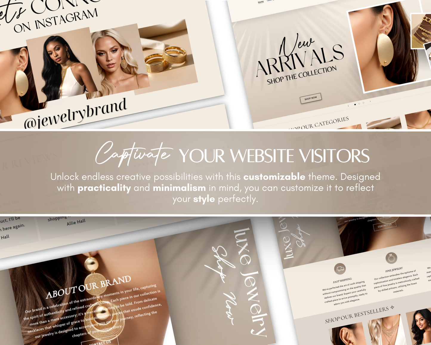 Jewelry Business Website | Shopify Theme Template