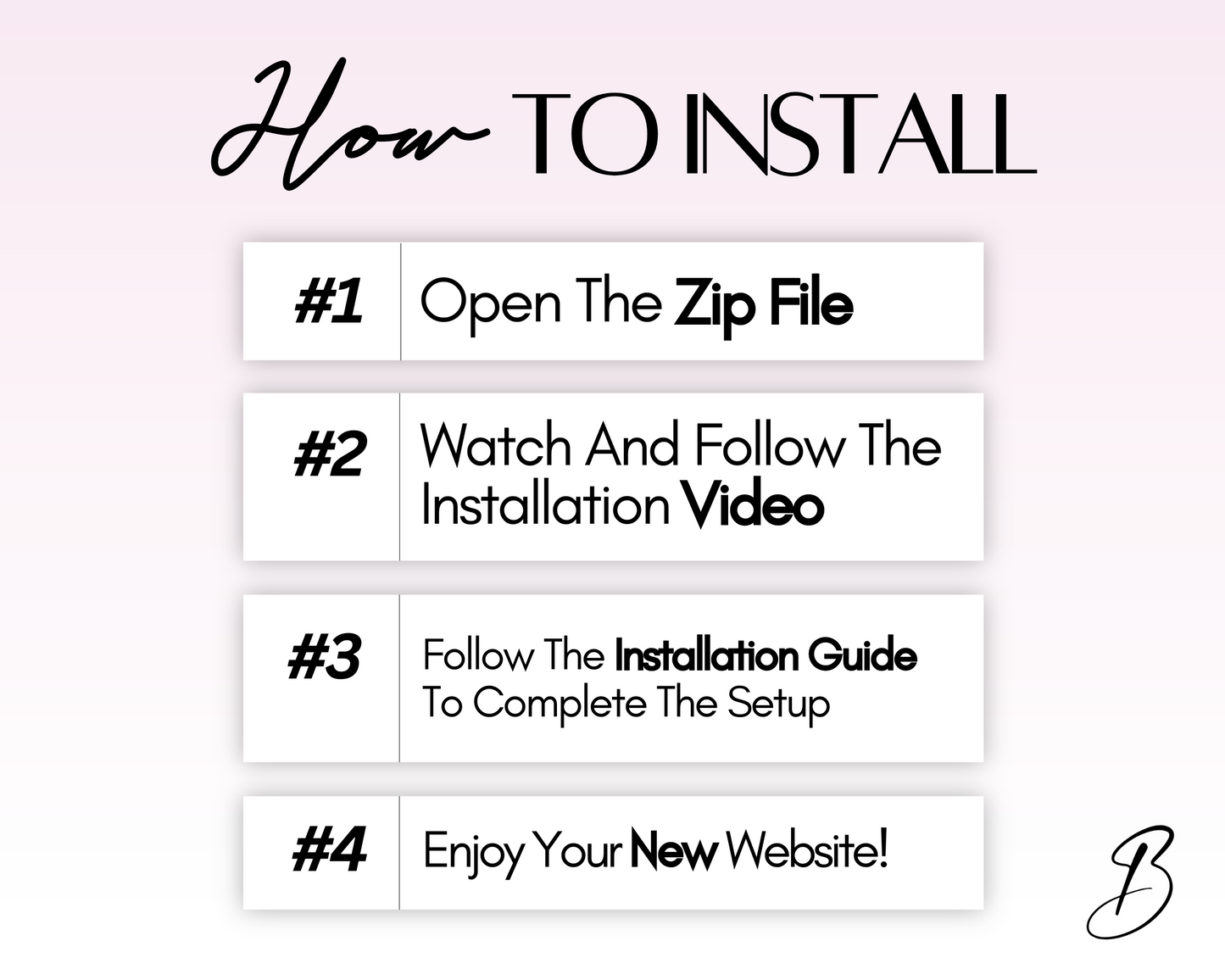 Shopify Website Template | Rose Gold