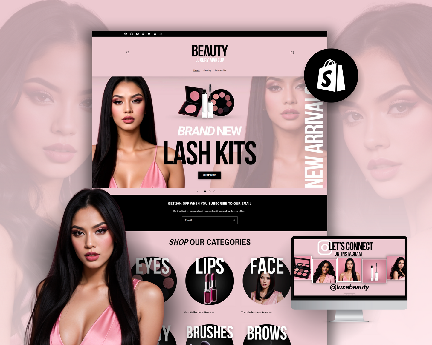 Shopify Website Template | Beautifully Bold