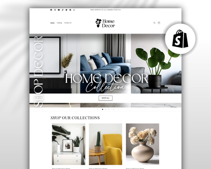 Shopify Website Template | Home Decor