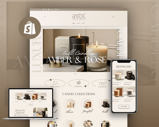 Shopify Website Template | CandleLane Toasted