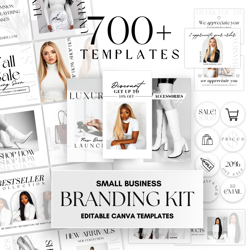 Business Branding Kit | Canva Template Bundle - Bria