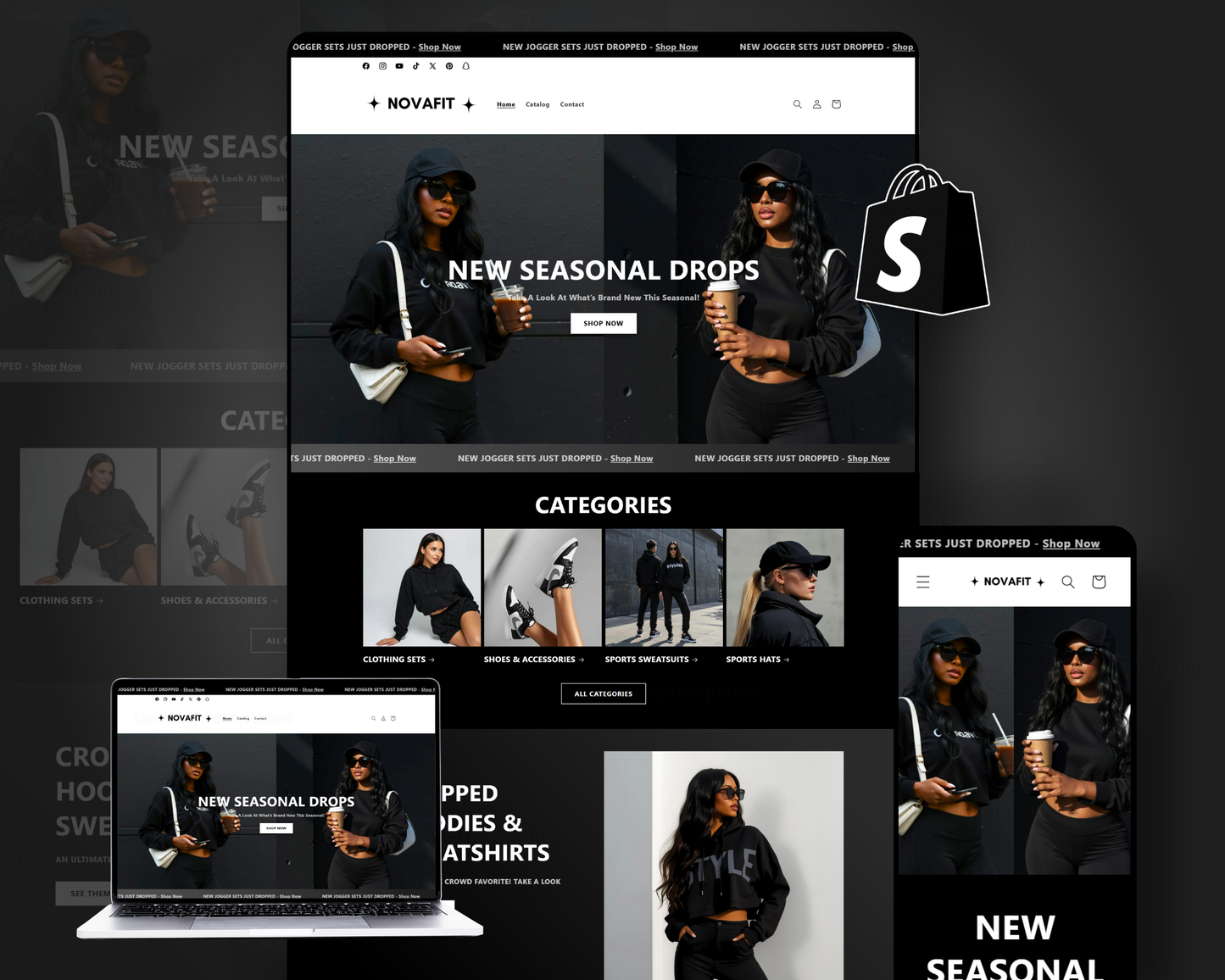 Shopify Website Template | NovaFit