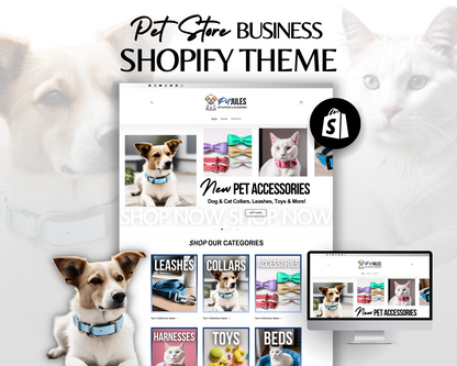 Pet Store Shopify Website Template | PetJules