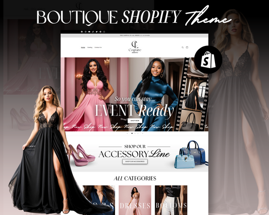 Shopify Website Template | MissCouture
