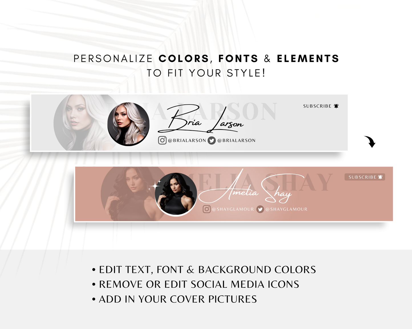 YouTube Branding Kit | Canva Template Bundle