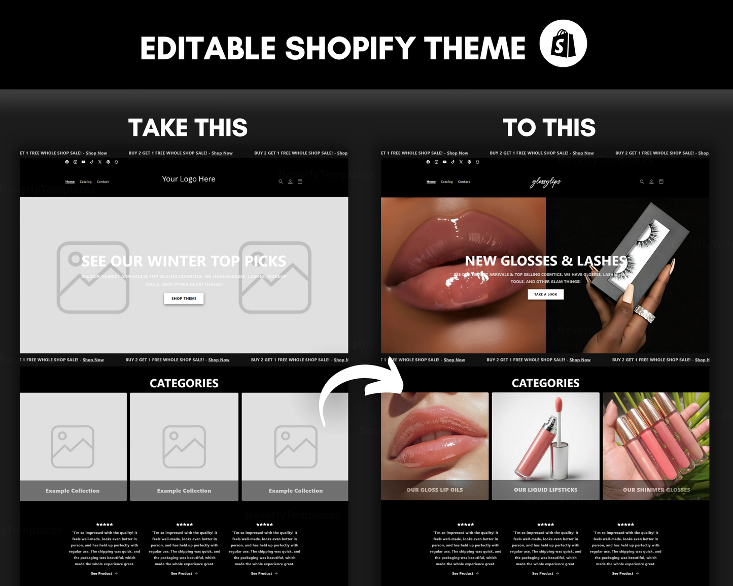 Shopify Website Template | Velour