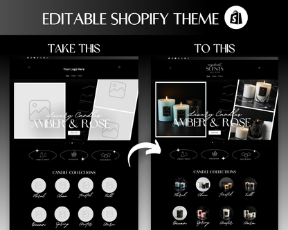 Shopify Website Template | CandleLane Luxury