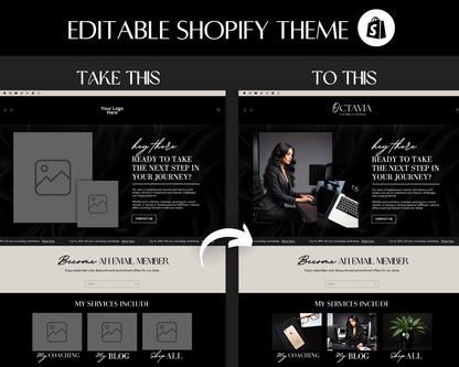 Shopify Website Template | Octavia