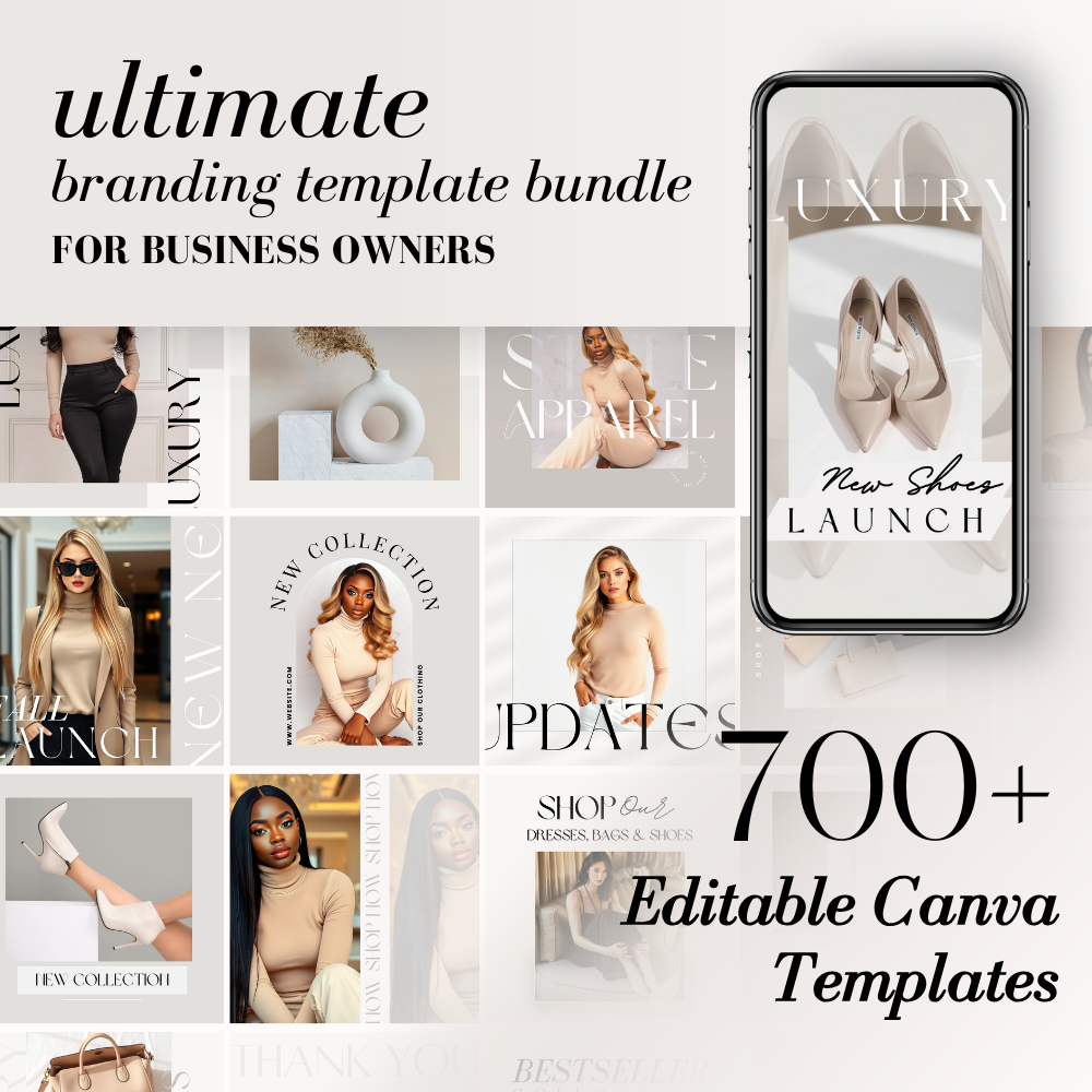 Business Branding Kit | Canva Template Bundle - Calista