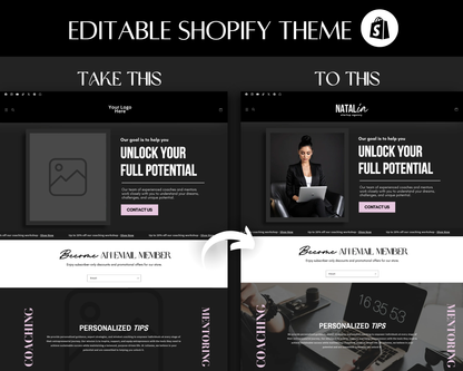 Shopify Website Template | Natalia