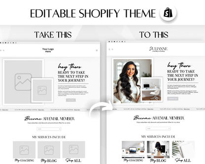 Shopify Website Template | Julianne