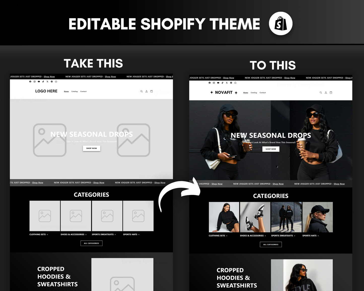 Shopify Website Template | NovaFit