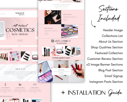 Shopify Website Template | ChicCosmetics