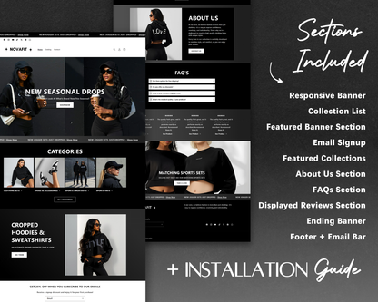 Shopify Website Template | NovaFit