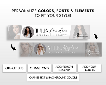 YouTube Branding Kit | Canva Template Bundle