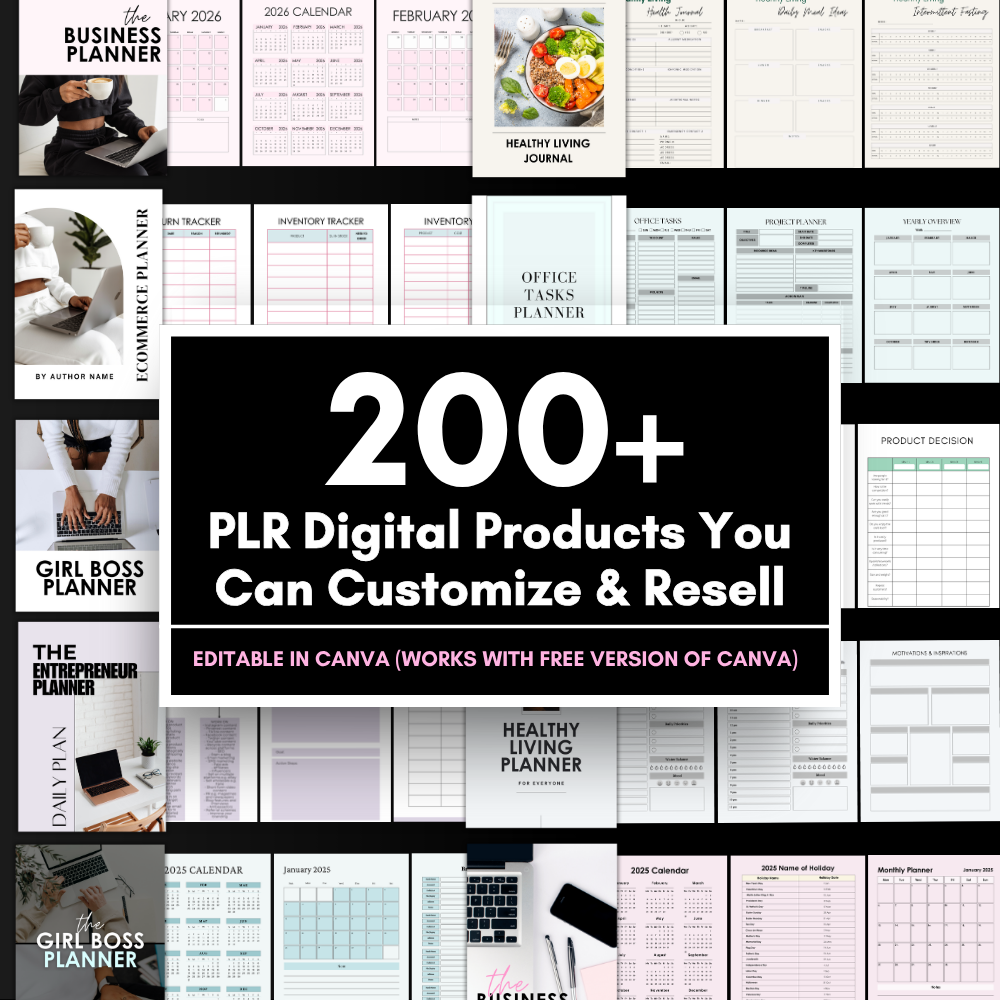Pinterest & IG Mastery + PLR Template Kit