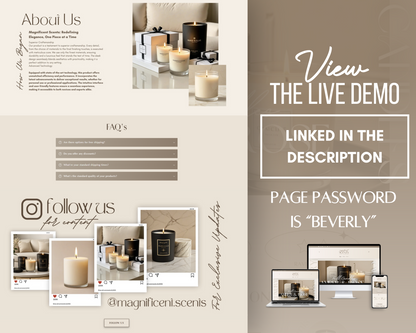 Shopify Website Template | CandleLane Toasted