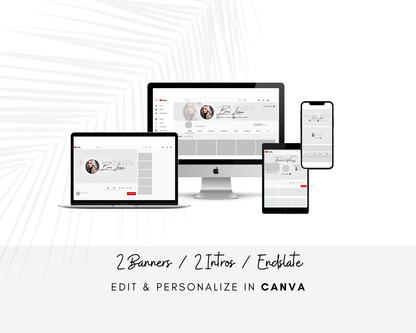 YouTube Branding Kit | Canva Template Bundle