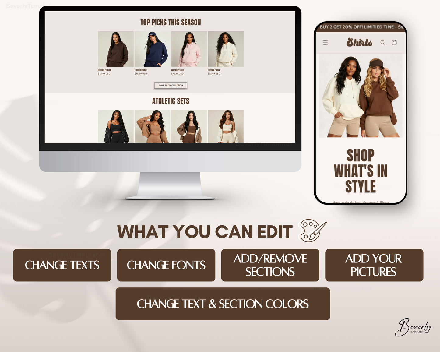 Shopify Website Template | Nuvé Neutral
