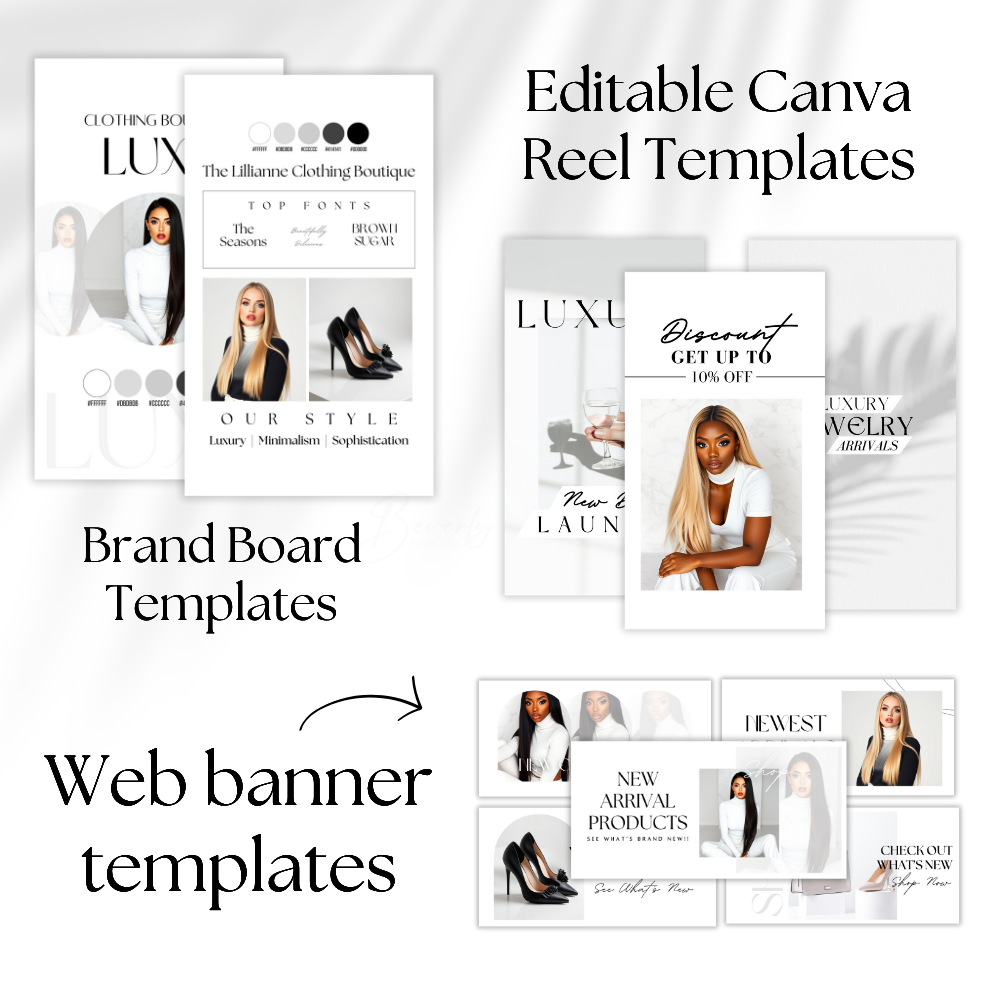 Business Branding Kit | Canva Template Bundle - Bria