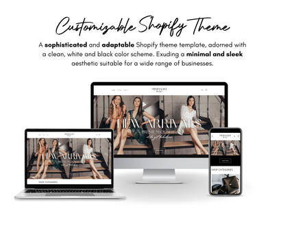 Shopify Website Template | Sophistication