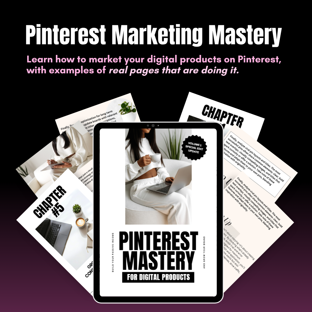 Pinterest & IG Mastery + PLR Template Kit