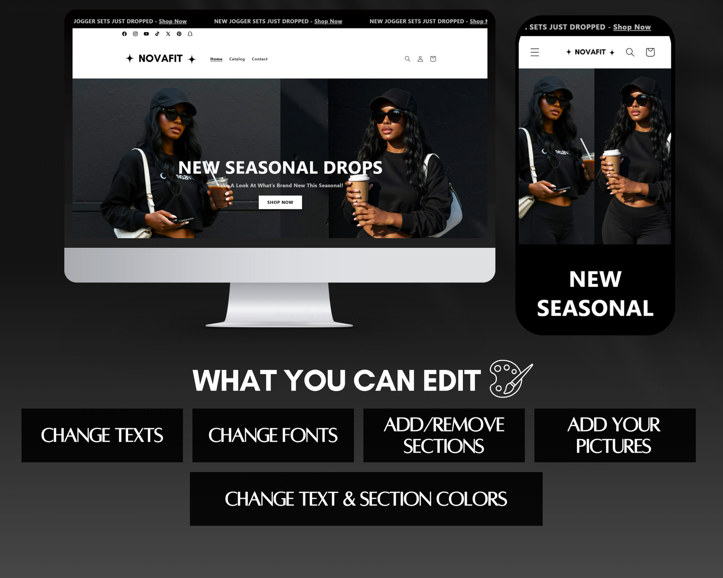 Shopify Website Template | NovaFit