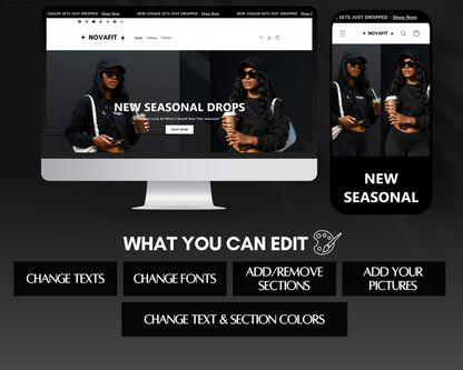 Shopify Website Template | NovaFit