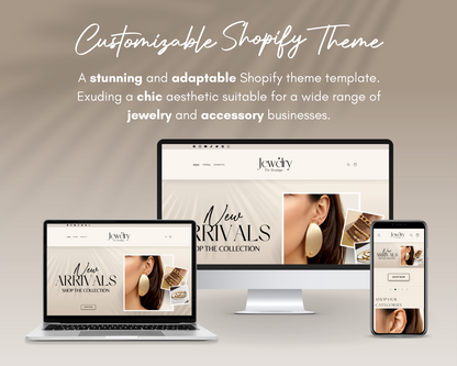Jewelry Business Website | Shopify Theme Template