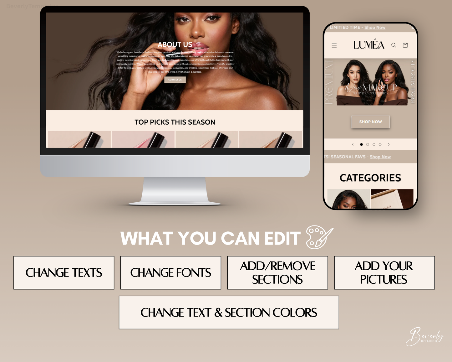 Shopify Website Template | Lumea Flux