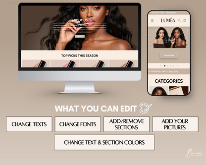 Shopify Website Template | Lumea Flux