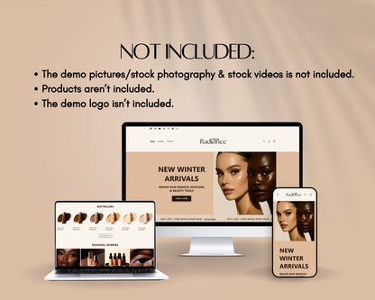 Shopify Website Template | Radiance