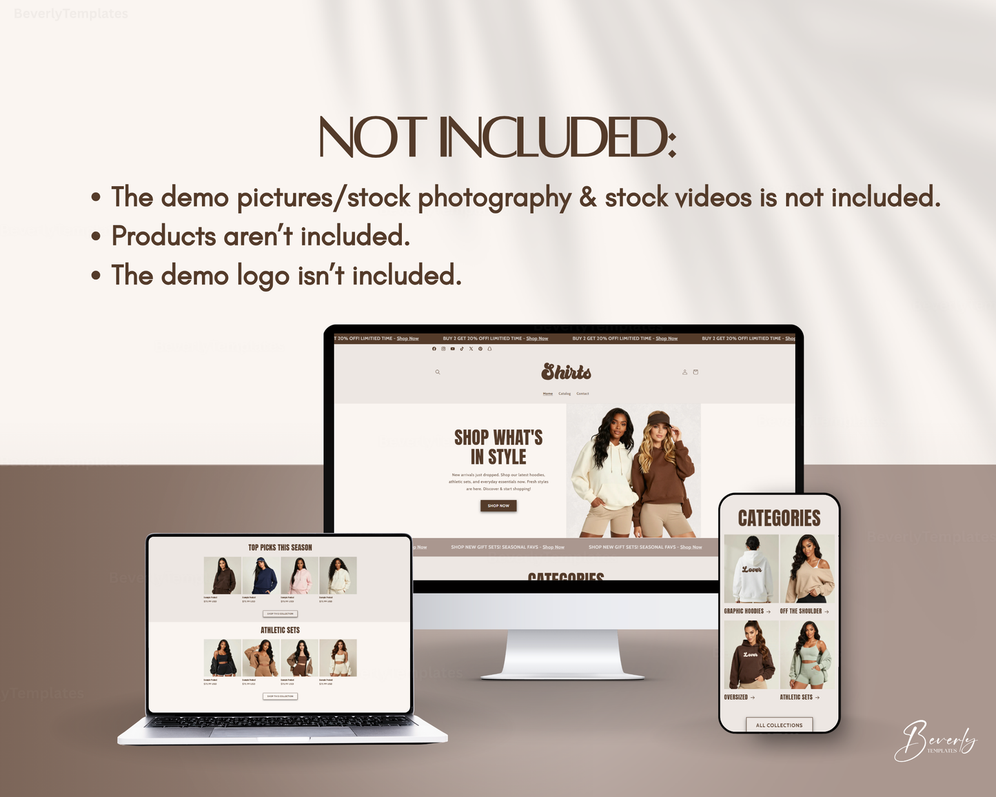 Shopify Website Template | Nuvé Neutral