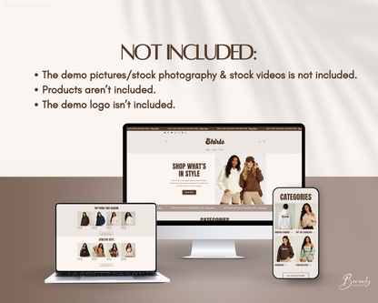 Shopify Website Template | Nuvé Neutral