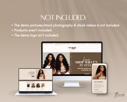 Shopify Website Template | Savarah