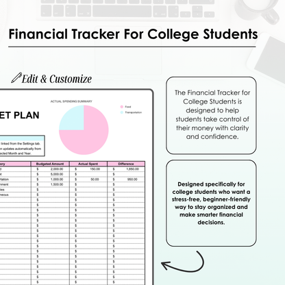 Student Planner Spreadsheets | Google Sheets Bundle
