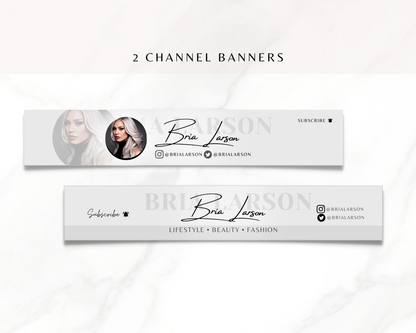 YouTube Branding Kit | Canva Template Bundle