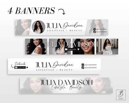 YouTube Branding Kit | Canva Template Bundle