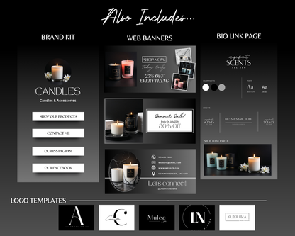 Shopify Website Template | CandleLane Luxury